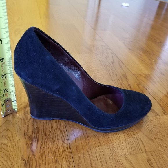 Cole Haan suede tall wedge S7.5 - Picture 5 of 13